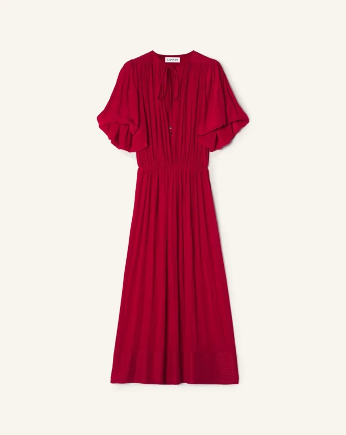 Midi Dress in Charmeuse Midi Dress in Charmeuse