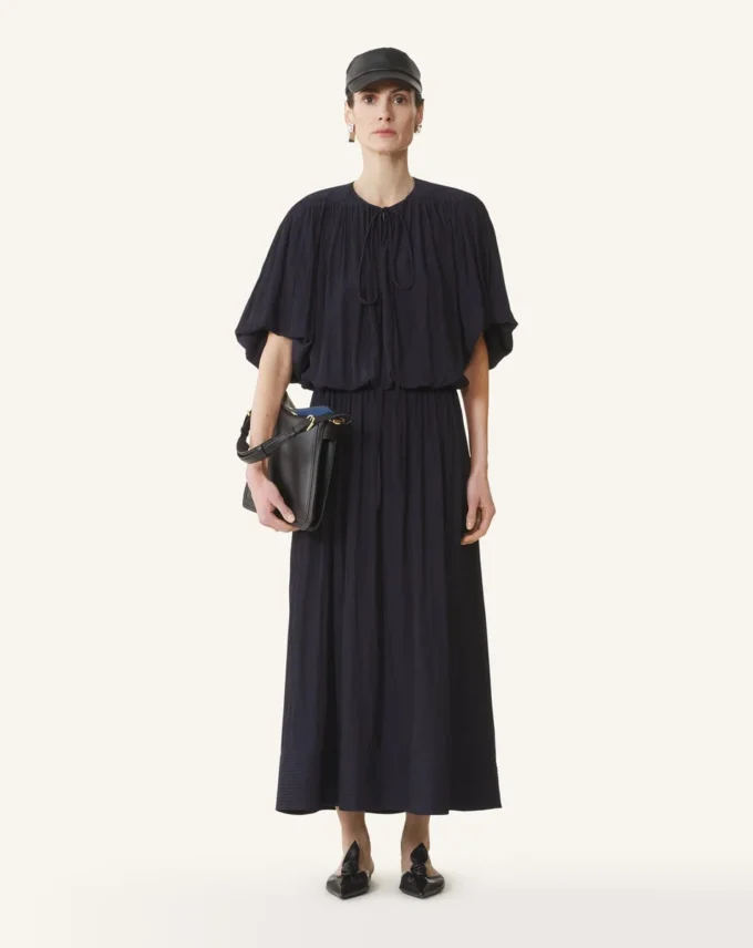 Midi Dress in Charmeuse Midi Dress in Charmeuse
