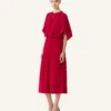 Midi Dress in Charmeuse Midi Dress in Charmeuse