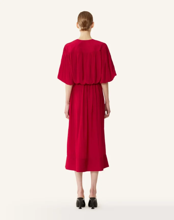 Midi Dress in Charmeuse Midi Dress in Charmeuse