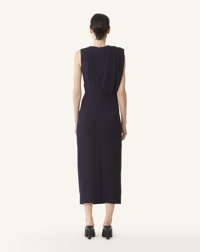 Midi Dress in Flannel Midi Dress in Flannel