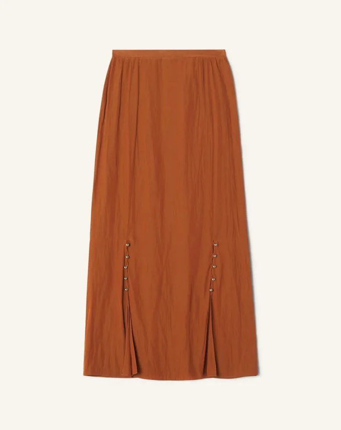 Midi Skirt in Charmeuse Midi Skirt in Charmeuse