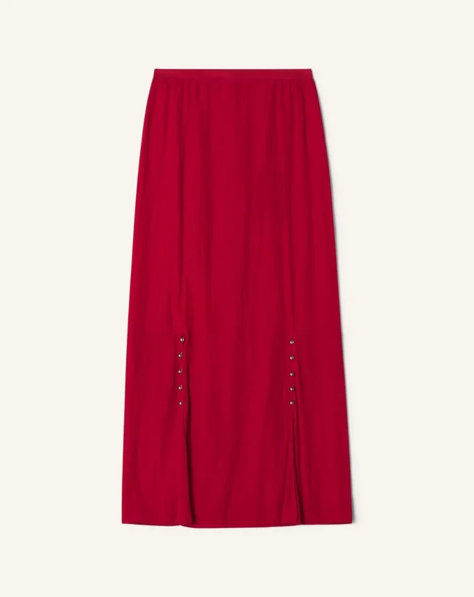 Midi Skirt in Charmeuse Midi Skirt in Charmeuse