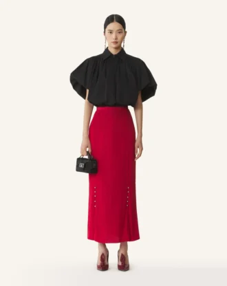 Midi Skirt in Charmeuse Midi Skirt in Charmeuse