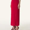 Midi Skirt in Charmeuse Midi Skirt in Charmeuse