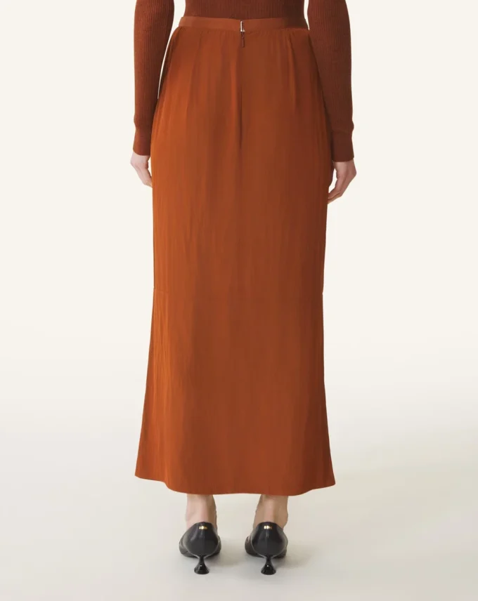 Midi Skirt in Charmeuse Midi Skirt in Charmeuse
