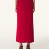 Midi Skirt in Charmeuse Midi Skirt in Charmeuse