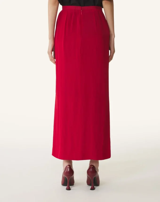 Midi Skirt in Charmeuse Midi Skirt in Charmeuse