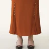 Midi Skirt in Charmeuse Midi Skirt in Charmeuse