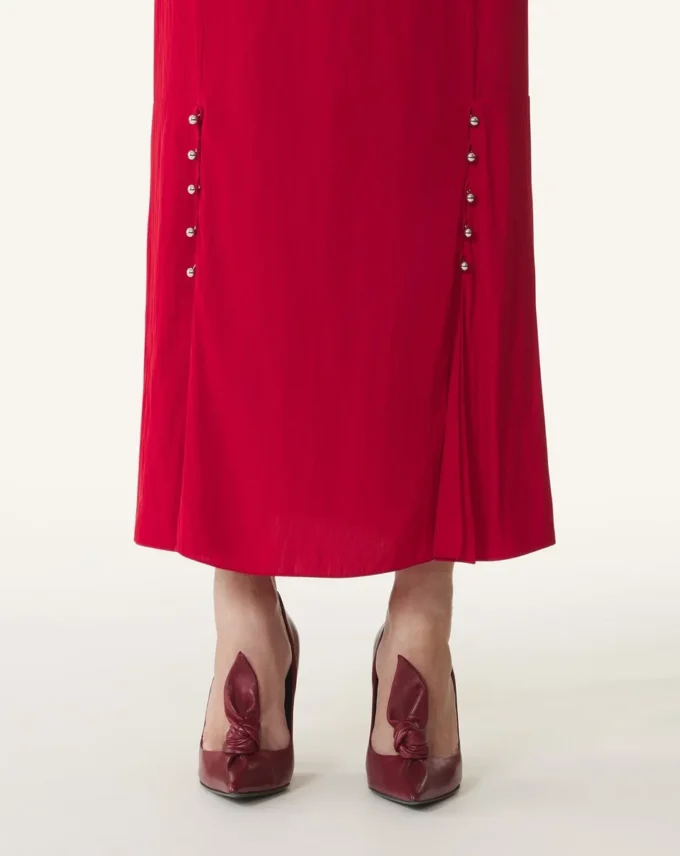 Midi Skirt in Charmeuse Midi Skirt in Charmeuse