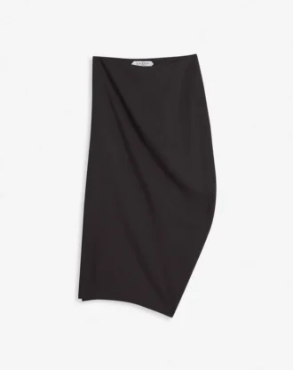 Midi Skirt in Wool and Viscose Midi Skirt in Wool and Viscose
