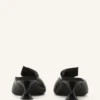 Midnight Step Bow Leather Mule with Heel Midnight Step Bow Leather Mule with Heel