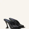 Midnight Step Mule in Patent Leather Midnight Step Mule in Patent Leather