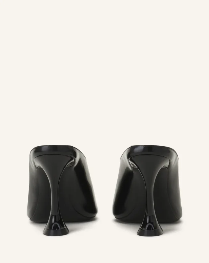 Midnight Step Mule in Patent Leather Midnight Step Mule in Patent Leather