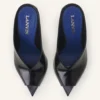 Midnight Step Mule in Patent Leather Midnight Step Mule in Patent Leather