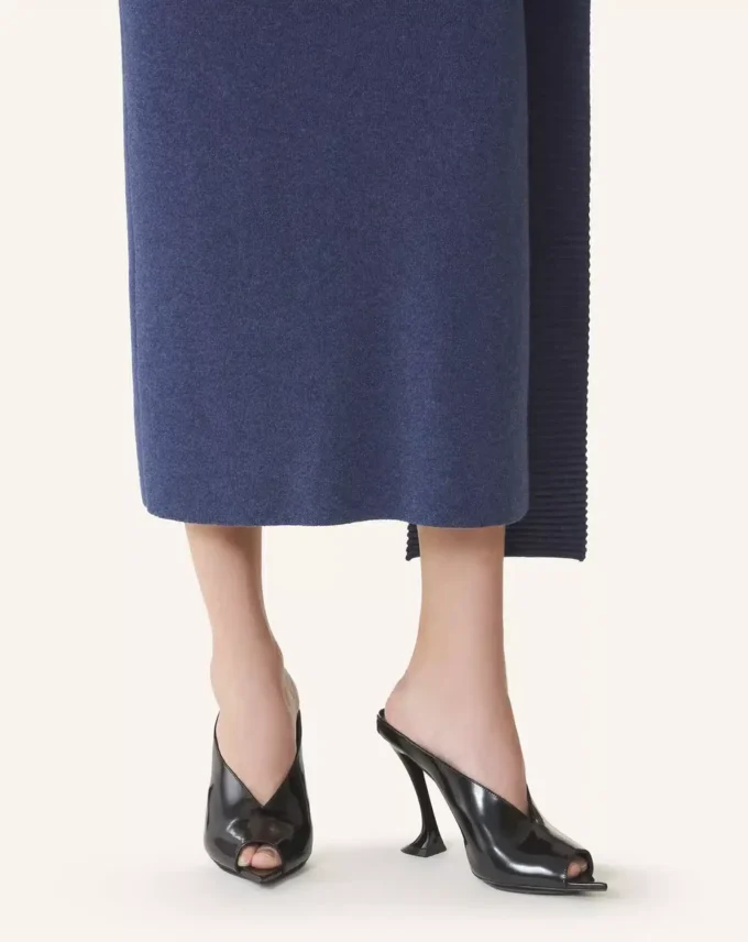 Midnight Step Mule in Patent Leather Midnight Step Mule in Patent Leather