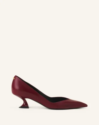 Midnight Step Pump in Leather