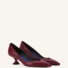 Midnight Step Pump in Leather