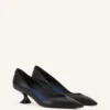 Midnight Step Pump in Leather