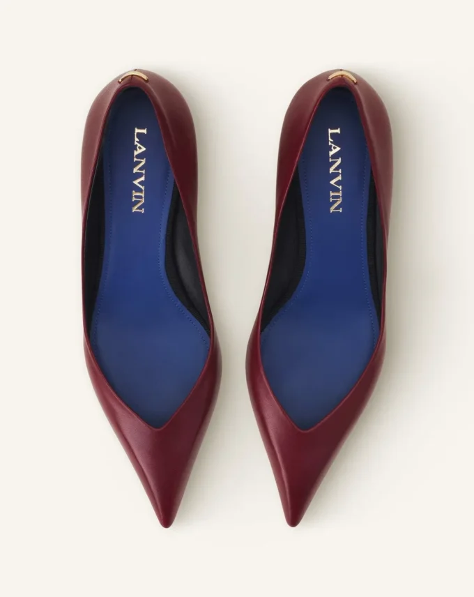 Midnight Step Pump in Leather