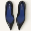 Midnight Step Pump in Leather