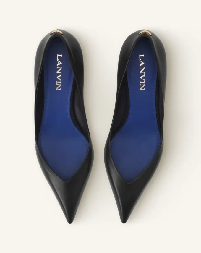 Midnight Step Pump in Leather