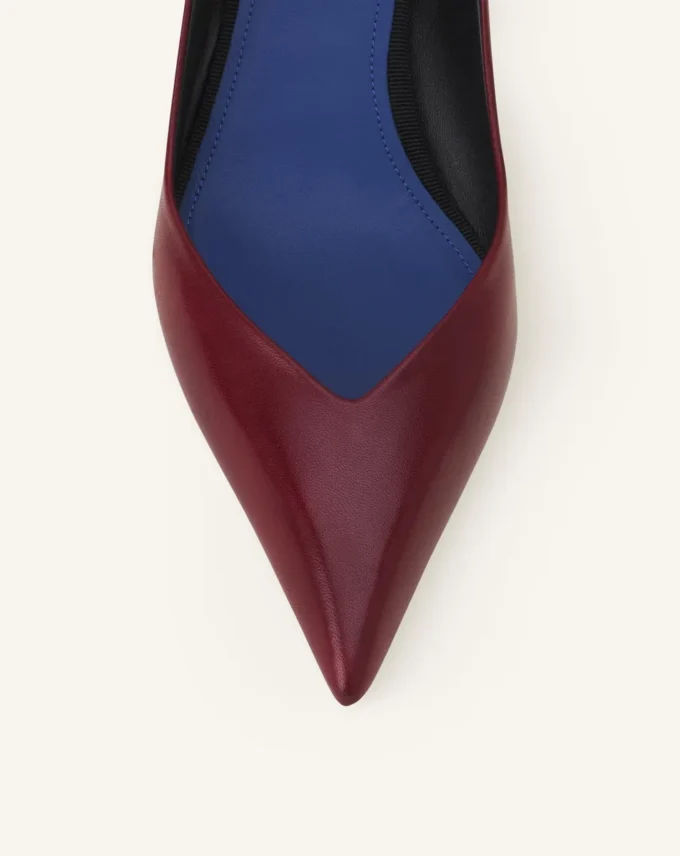 Midnight Step Pump in Leather