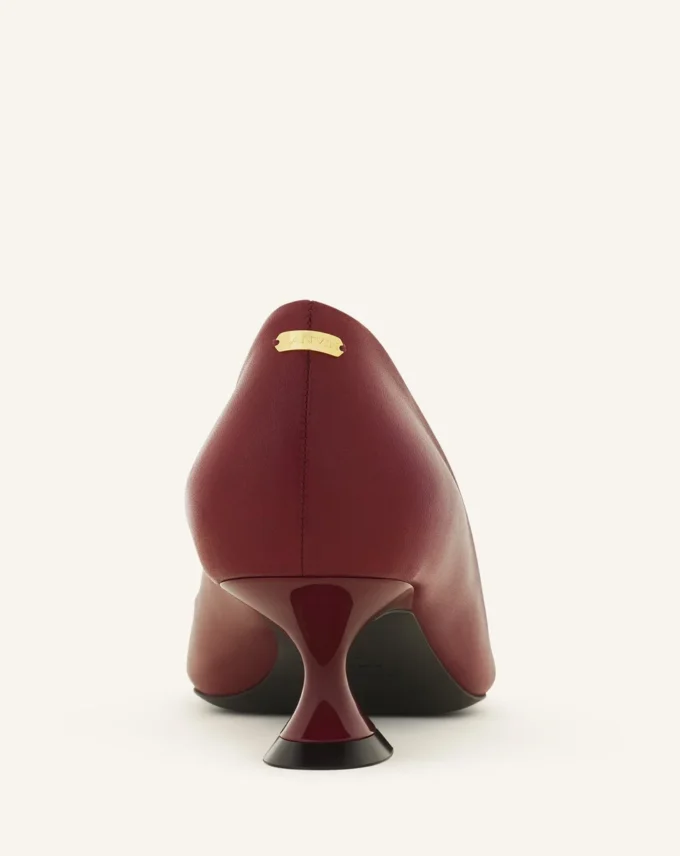 Midnight Step Pump in Leather