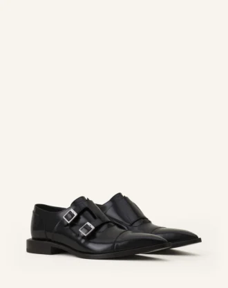 Monk Shoes in Glossy Leather Monk Shoes in Glossy Leather