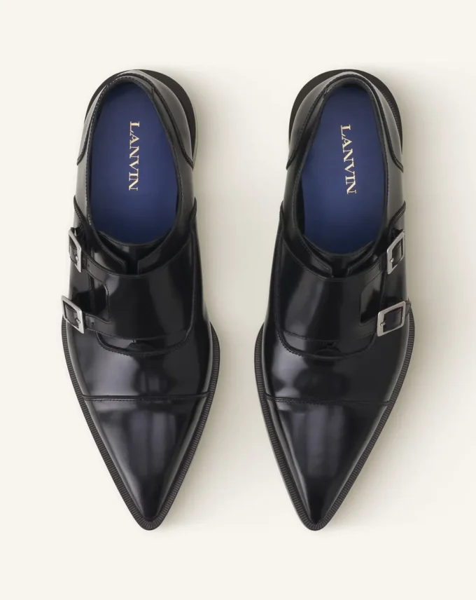 Monk Shoes in Glossy Leather Monk Shoes in Glossy Leather