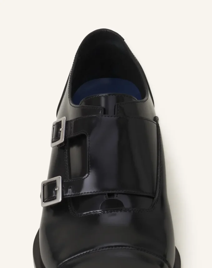 Monk Shoes in Glossy Leather Monk Shoes in Glossy Leather