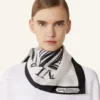 Mother &Amp; Child Printed Silk Scarf Mother &Amp; Child Printed Silk Scarf