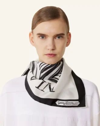 Mother &Amp; Child Printed Silk Scarf