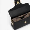 Nano Pencil Cat Bag in Leather and Rhinestone