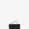 Nano Pencil Cat Bag in Leather and Rhinestone