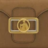 Nano Pencil Cat Bag in Metallic Grained Leather