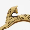 Nano Pencil Cat Bag in Metallic Grained Leather