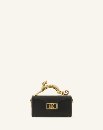 Nano Pencil Cat Leather Bag
