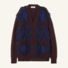 Oversized Cardigan in Jacquard Oversized Cardigan in Jacquard