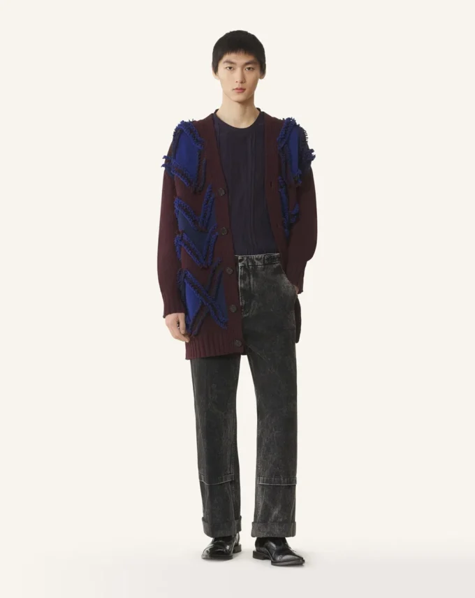 Oversized Cardigan in Jacquard Oversized Cardigan in Jacquard