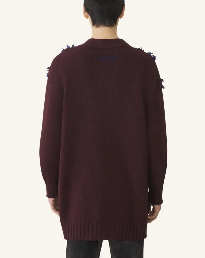 Oversized Cardigan in Jacquard Oversized Cardigan in Jacquard