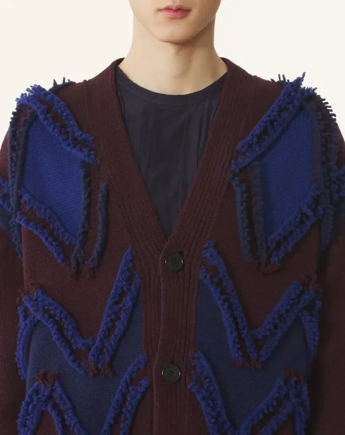 Oversized Cardigan in Jacquard Oversized Cardigan in Jacquard