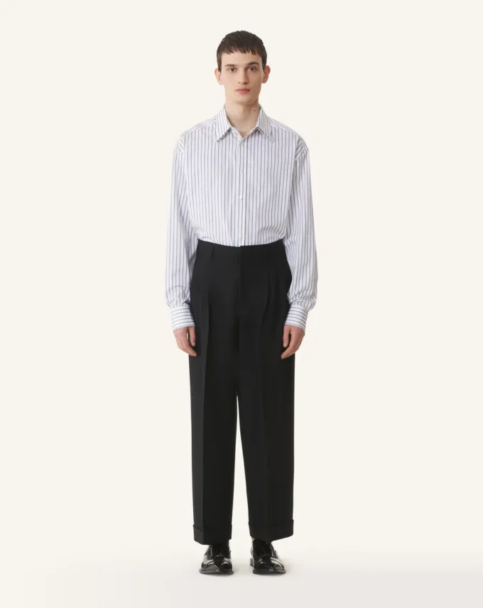 Oversized Striped Cotton Poplin Shirt Oversized Striped Cotton Poplin Shirt