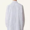 Oversized Striped Cotton Poplin Shirt Oversized Striped Cotton Poplin Shirt