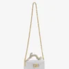 Pencil Cat Bag in Leather and Rhinestones Pencil Cat Bag in Leather and Rhinestones
