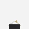Pencil Cat Nano Leather Bag with a Bi-Material Cat