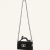 Pencil Cat Nano Leather Bag with Pony Effect and Rhinestones Pencil Cat Nano Leather Bag with Pony Effect and Rhinestones