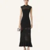 Lace Detail Dress in Viscose Lace Detail Dress in Viscose