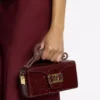 Pencil Cat Python and Rhinestone Bag