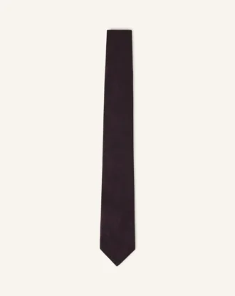 Plain Silk Pique Tie